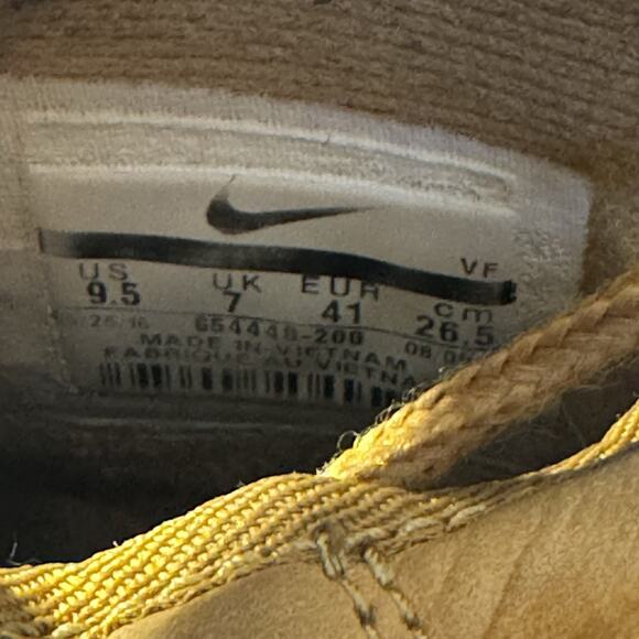 Size 9.5 - Nike Air Force 1 Mid Flax Women’s - Picture 6 of 7